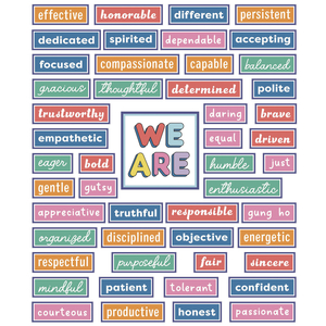 MOTIVATIONAL BULLETIN BOARD SETS, WE STICK TOGETHER MOTIVATIONAL, 52 PIECES by Carson-Dellosa Publishing