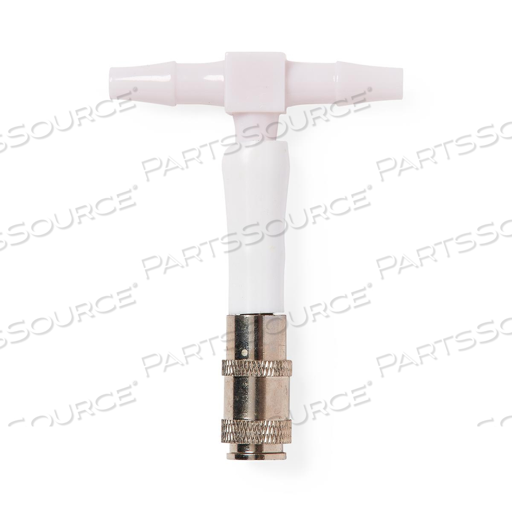 T ADAPTER WITH FEMALE BAYONET CONNECTOR by Medline Industries, Inc. T ADAPTER WITH FEMALE BAYONET CONNECTOR by Medline Industries, Inc.