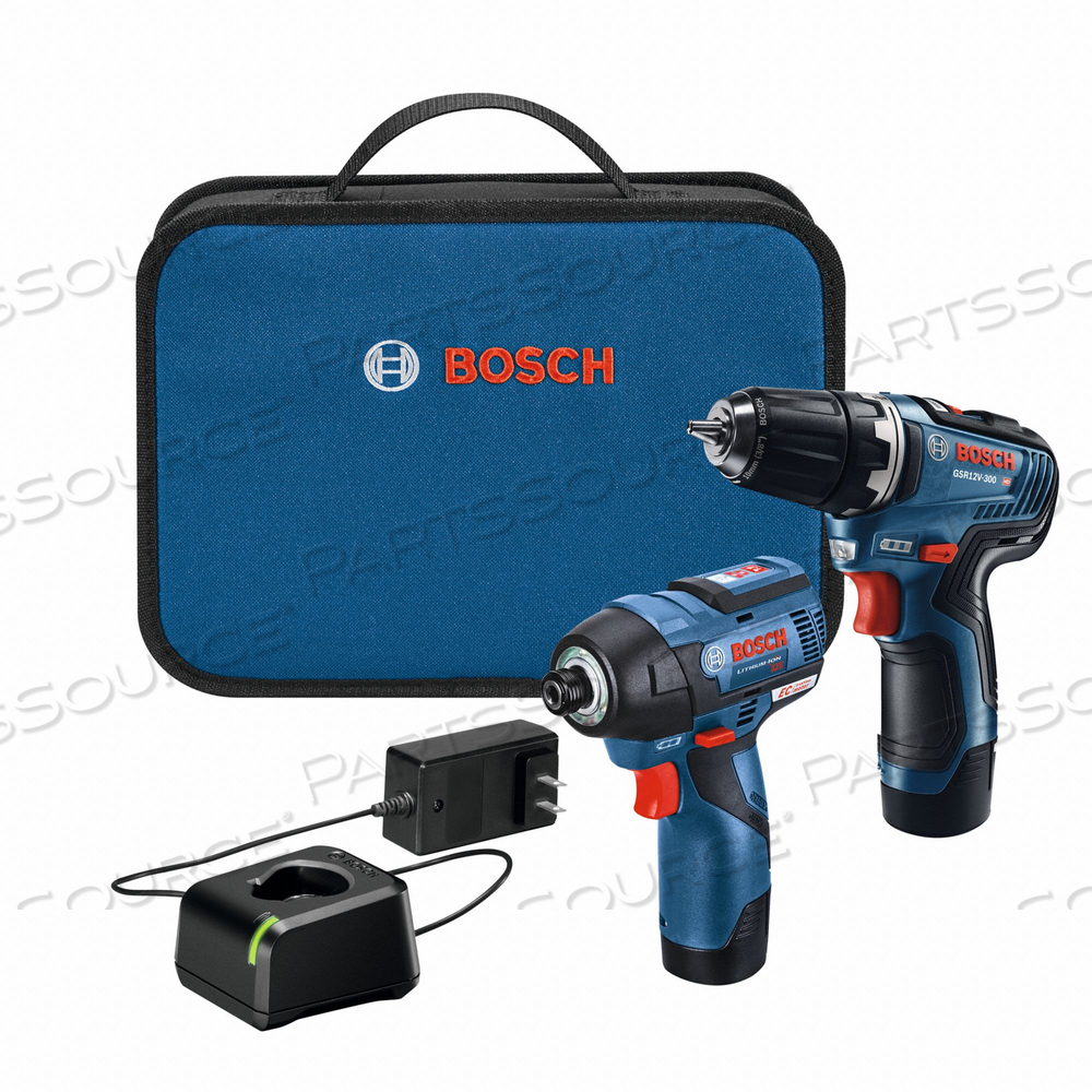 CORDLESS COMBINATION KIT 2 TOOLS 12VDC by Bosch Tools