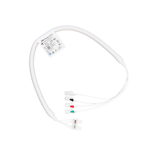 CABLE, LONG WIDE ECG 2.0, 37.8IN LENGTH, CE CERTIFIED STANDARD, NON-STERILE STERILE, ADULT/PEDIATRIC AGE GROUP, AAMI COLOR CODING, REUSABLE, by Philips