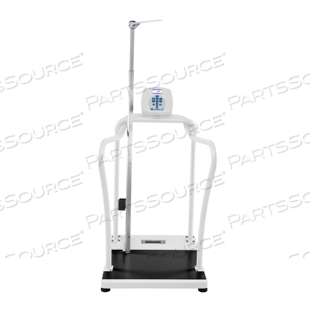 DIGITAL HANDRAIL SCALE WITH HEIGHT ROD INCLUDED AND BUILT-IN PELSTAR WIRELESS TECHNOLOGY KG ONLY 454 X 0.1 KG by Health O Meter Professional Scales DIGITAL HANDRAIL SCALE WITH HEIGHT ROD INCLUDED AND BUILT-IN PELSTAR WIRELESS TECHNOLOGY KG ONLY 454 X 0.1 KG by Health O Meter Professional Scales