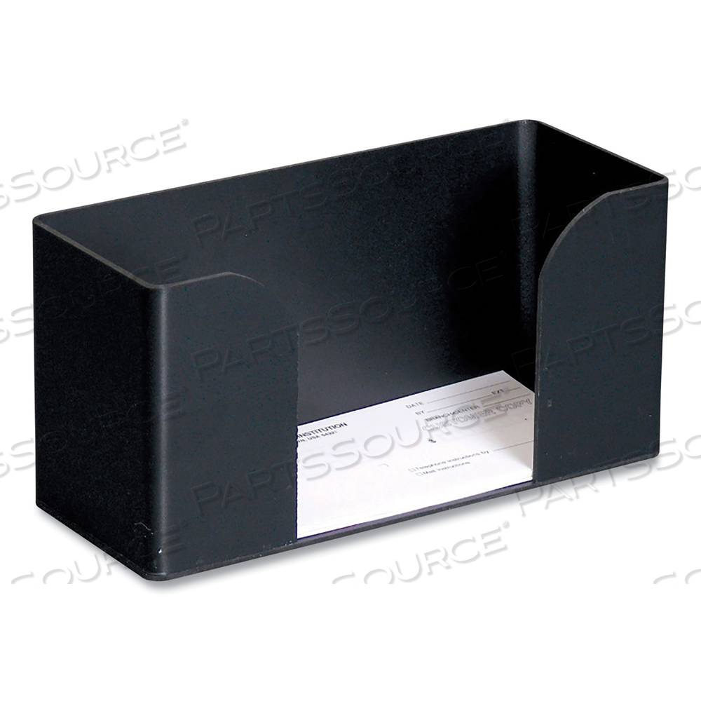 FORMS HOLDER, FOR DEPOSIT SLIPS, TICKETS, VOUCHERS, CHECKS, ABS PLASTIC, BLACK by CONTROLTEK