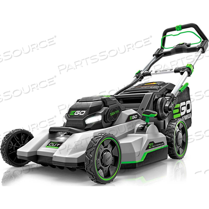 POWER+ 56V 21" SELECT CUT POLY DECK SELF PROPELLED MOWER KIT W/ 7.5AH BATTERY & CHARGER by Ego POWER+ 56V 21" SELECT CUT POLY DECK SELF PROPELLED MOWER KIT W/ 7.5AH BATTERY & CHARGER by Ego