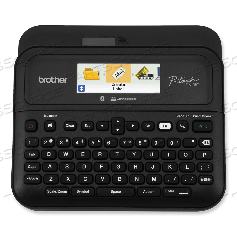 D-610BTVP CONNECTED LABEL MAKER WITH COLOR DISPLAY, 30 MM/S PRINT SPEED, 14.2 X 6 X 13.3 by Brother D-610BTVP CONNECTED LABEL MAKER WITH COLOR DISPLAY, 30 MM/S PRINT SPEED, 14.2 X 6 X 13.3 by Brother