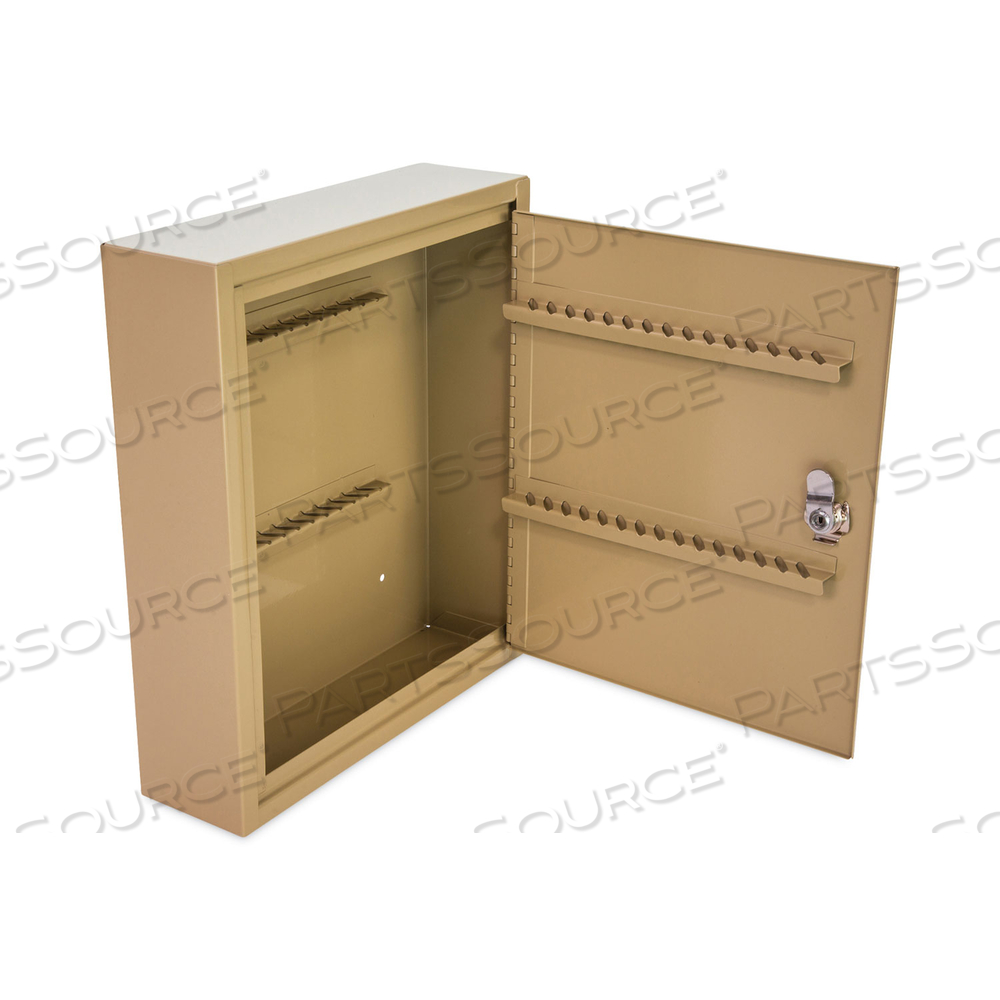 KEY LOCKABLE KEY CABINET, 60-KEY, METAL, SAND, 10.63 X 3 X 12.13 by CONTROLTEK