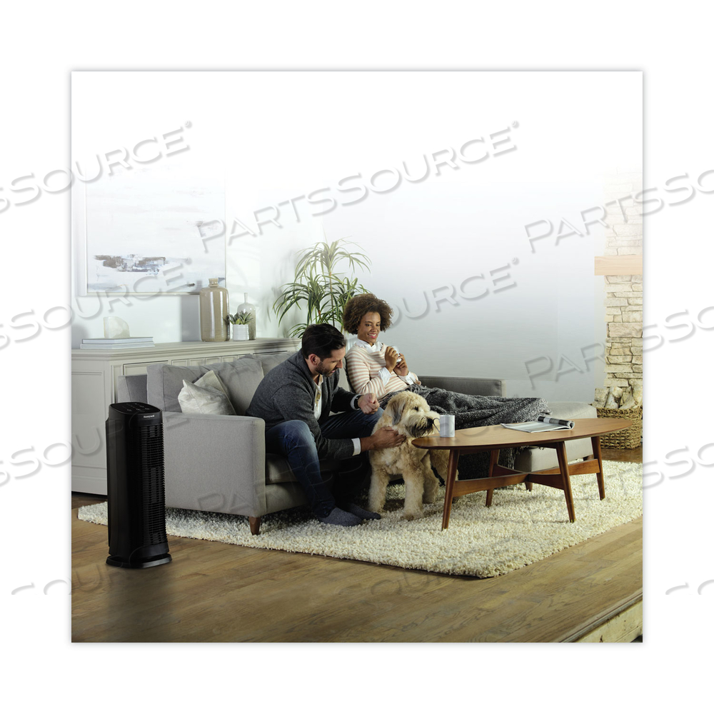 AIRGENIUS 5 AIR PURIFIER, 250 SQ FT ROOM CAPACITY, BLACK by Honeywell AIRGENIUS 5 AIR PURIFIER, 250 SQ FT ROOM CAPACITY, BLACK by Honeywell
