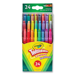 TWISTABLES MINI CRAYONS, ASSORTED by Crayola