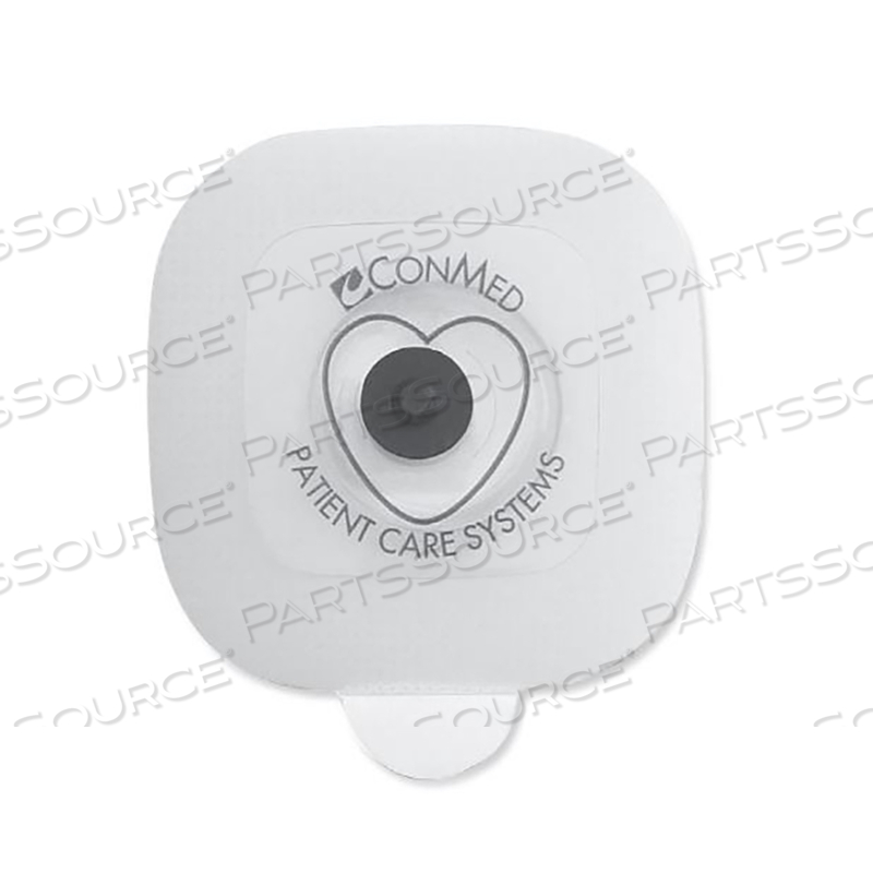 2IN L CLEARTRACE ADULT SNAP STYLE ECG ELECTRODE WITH ADHESIVE GEL, TAPE by Medline Industries, Inc.