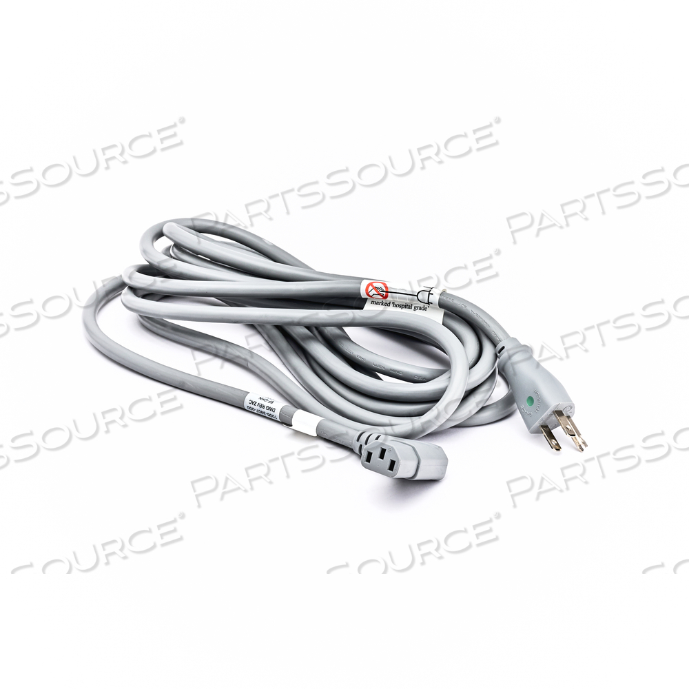 POWER CORD 14-3 SJT NEMA 5-15 P WITH LABEL by Datex-Ohmeda