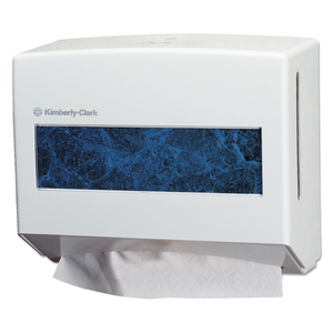 SCOTTFOLD COMPACT TOWEL DISPENSER, 10.75 X 4.75 X 9, PEARL WHITE by Kimberly-Clark Corporation SCOTTFOLD COMPACT TOWEL DISPENSER, 10.75 X 4.75 X 9, PEARL WHITE by Kimberly-Clark Corporation