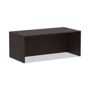 ALERA VALENCIA SERIES STRAIGHT FRONT DESK SHELL, 71" X 35.5" X 29.63", ESPRESSO by Alera