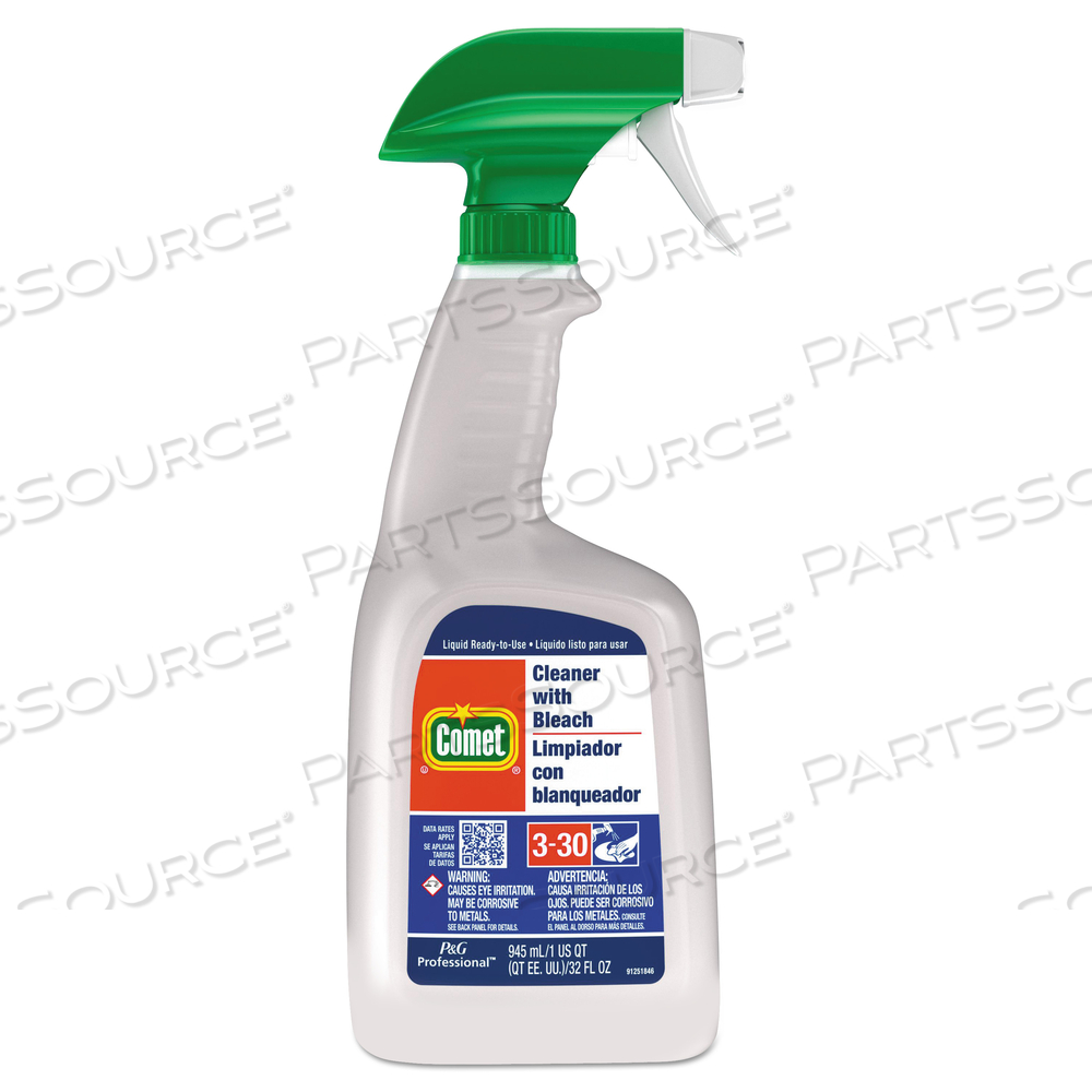 CLEANER WITH BLEACH, 32 OZ SPRAY BOTTLE 