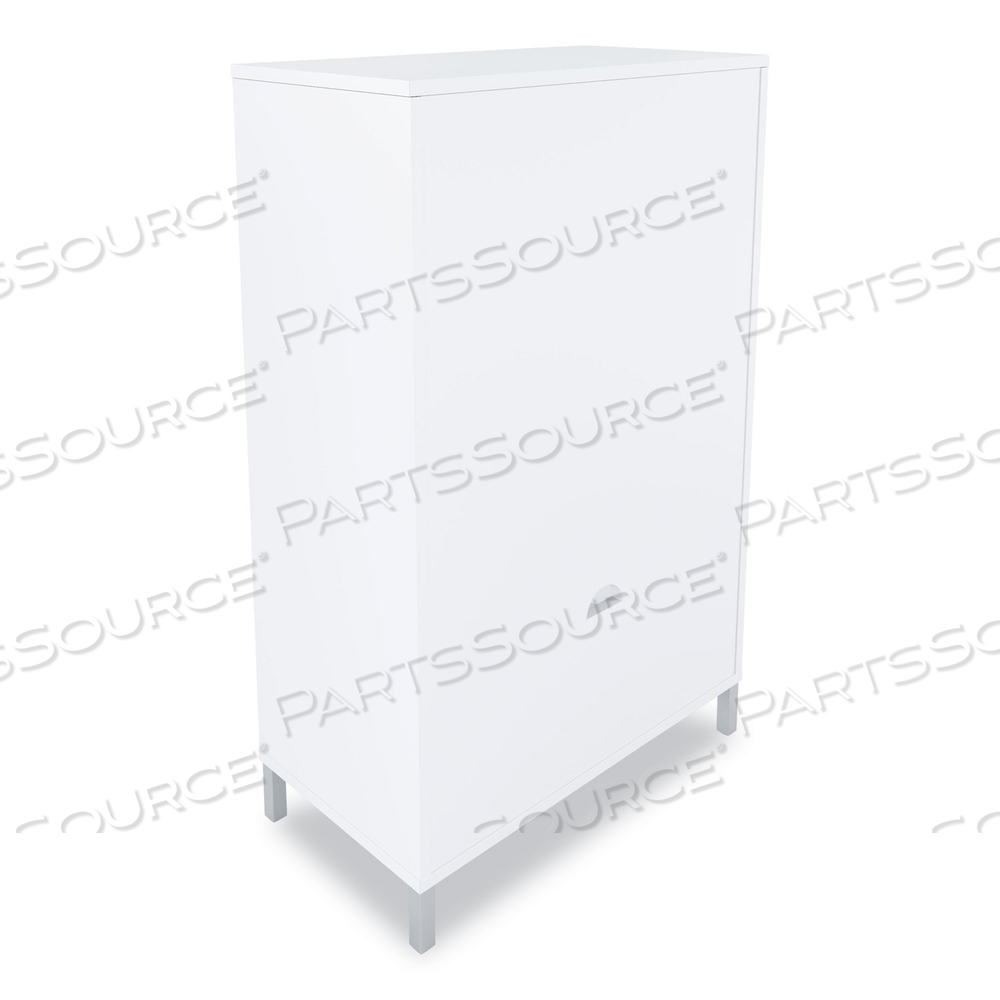 ESSENTIALS LAMINATE BOOKCASE, THREE-SHELF, 28W X 15D X 45.6H, WHITE by Union & Scale ESSENTIALS LAMINATE BOOKCASE, THREE-SHELF, 28W X 15D X 45.6H, WHITE by Union & Scale