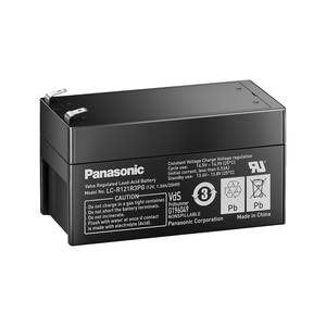 BATTERY, SEALED LEAD ACID, 12V, 1.2 AH, F1 FASTON by Panasonic / Matsushita Electric Industrial Co, Ltd