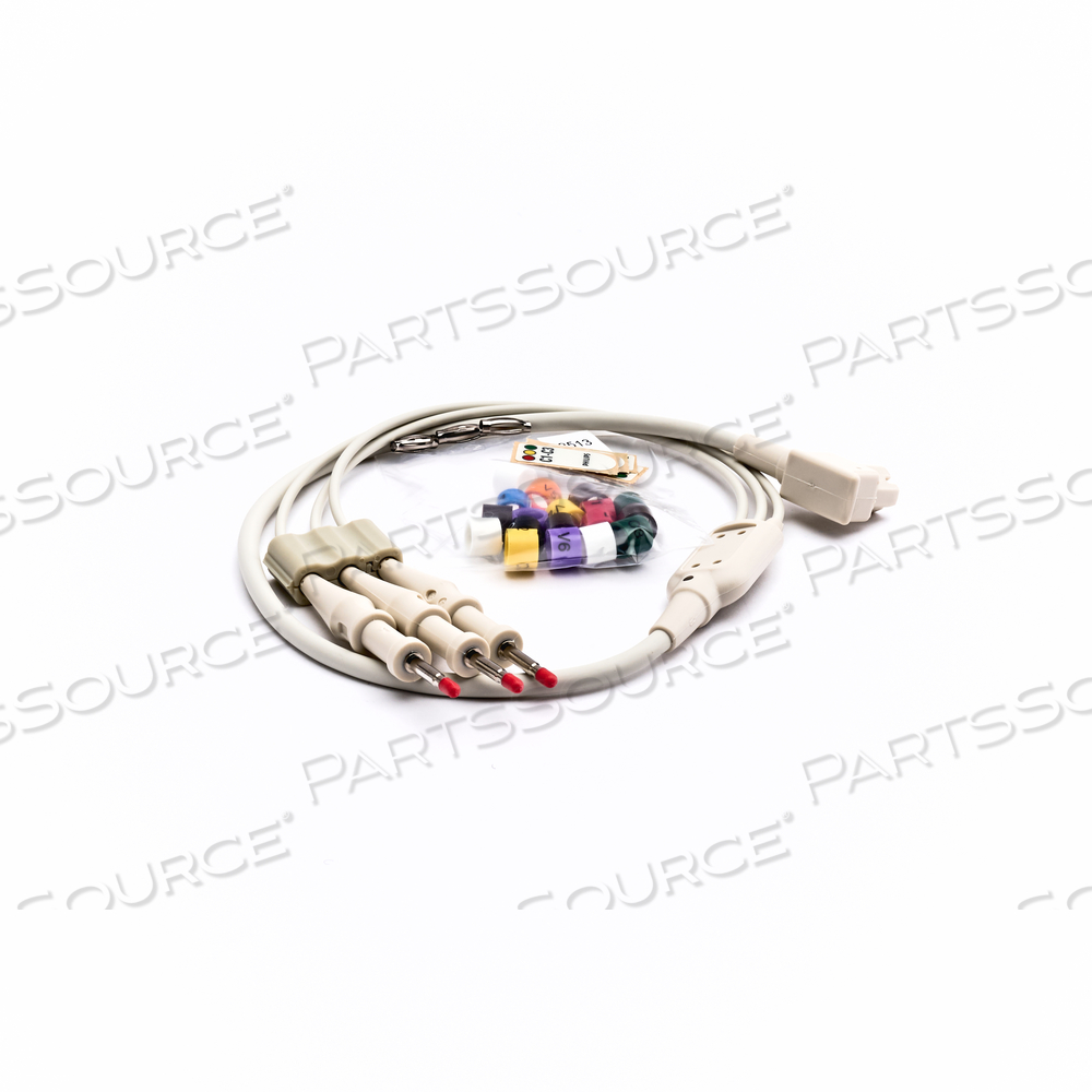 12 LEADSET ECG PATIENT CABLES AND LEADS, AAMI COLOR CODED by Philips