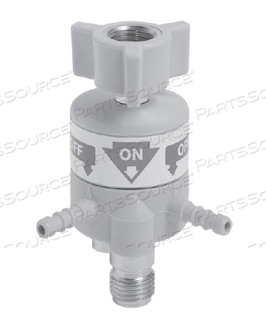 SELECTOR, NYLON, 9/16 IN-18 FEMALE X 9/16 IN-18 MALE, 50 PSI by Precision Medical, Inc.