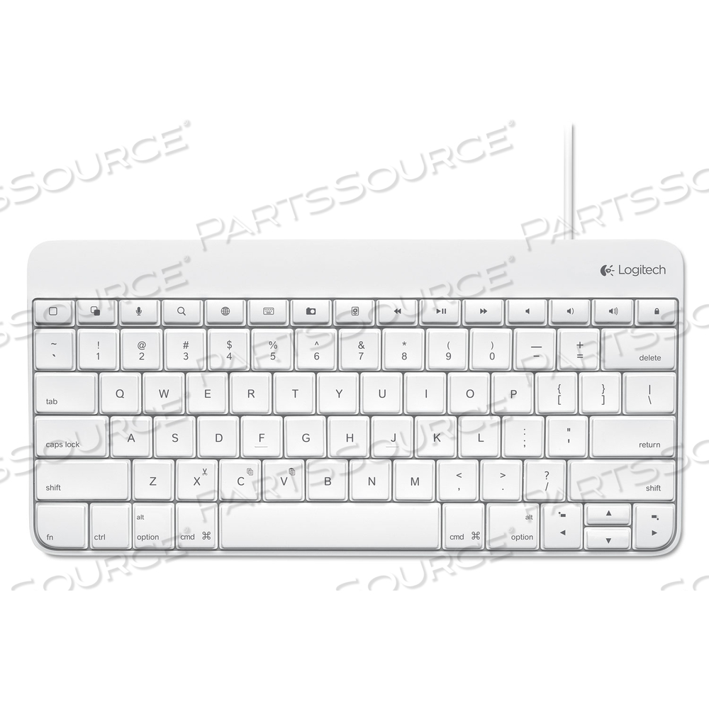 WIRED KEYBOARD FOR IPAD, APPLE LIGHTNING, WHITE by Logitech