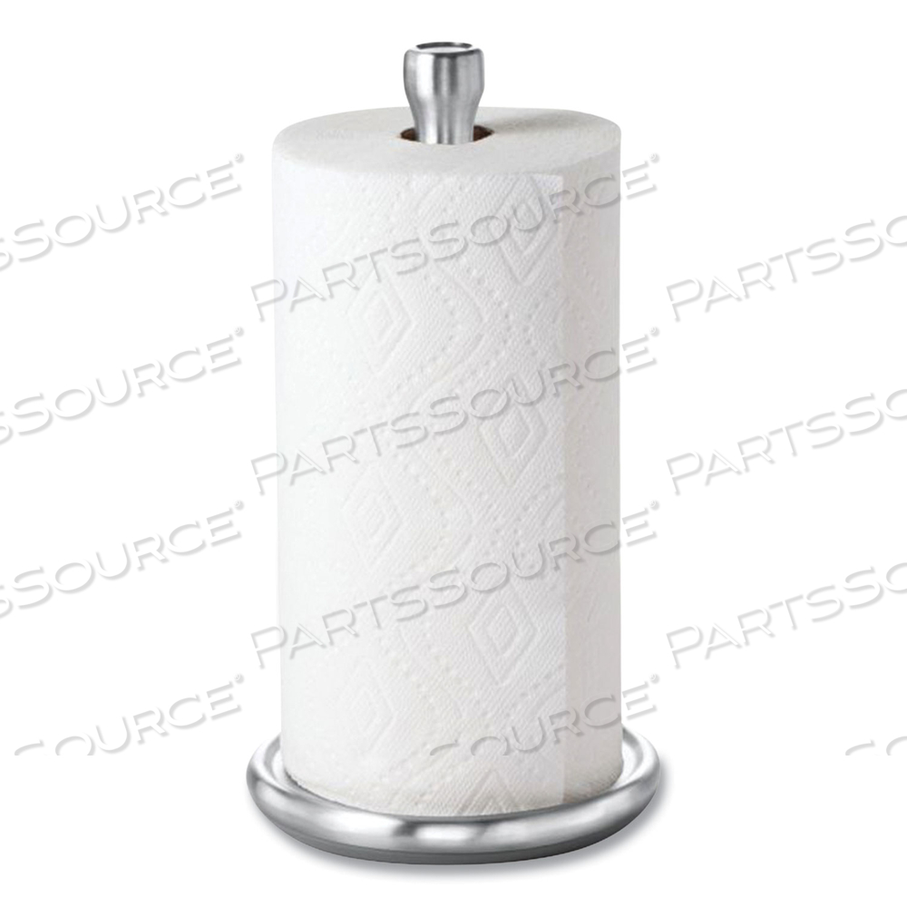GOOD GRIPS STEADY PAPER TOWEL HOLDER, STAINLESS STEEL, 8.1 X 7.8 X 14.5, GRAY/SILVER by OXO