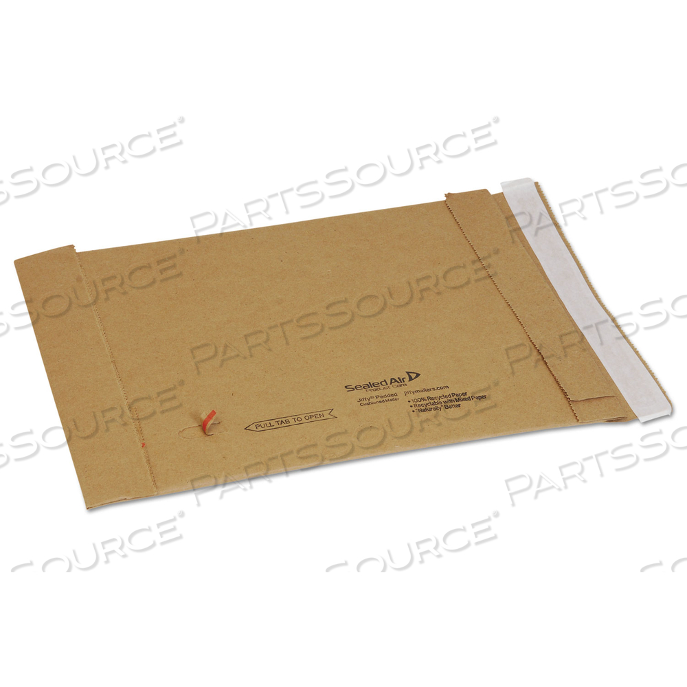 JIFFY PADDED MAILER, #0, PAPER PADDING, SELF-ADHESIVE CLOSURE, 6 X 10, NATURAL KRAFT by Sealed Air