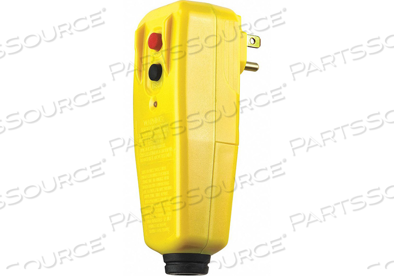 PLUG-IN GFCI USER SUPP CORD 15A YEL 125V PLUG-IN GFCI USER SUPP CORD 15A YEL 125V