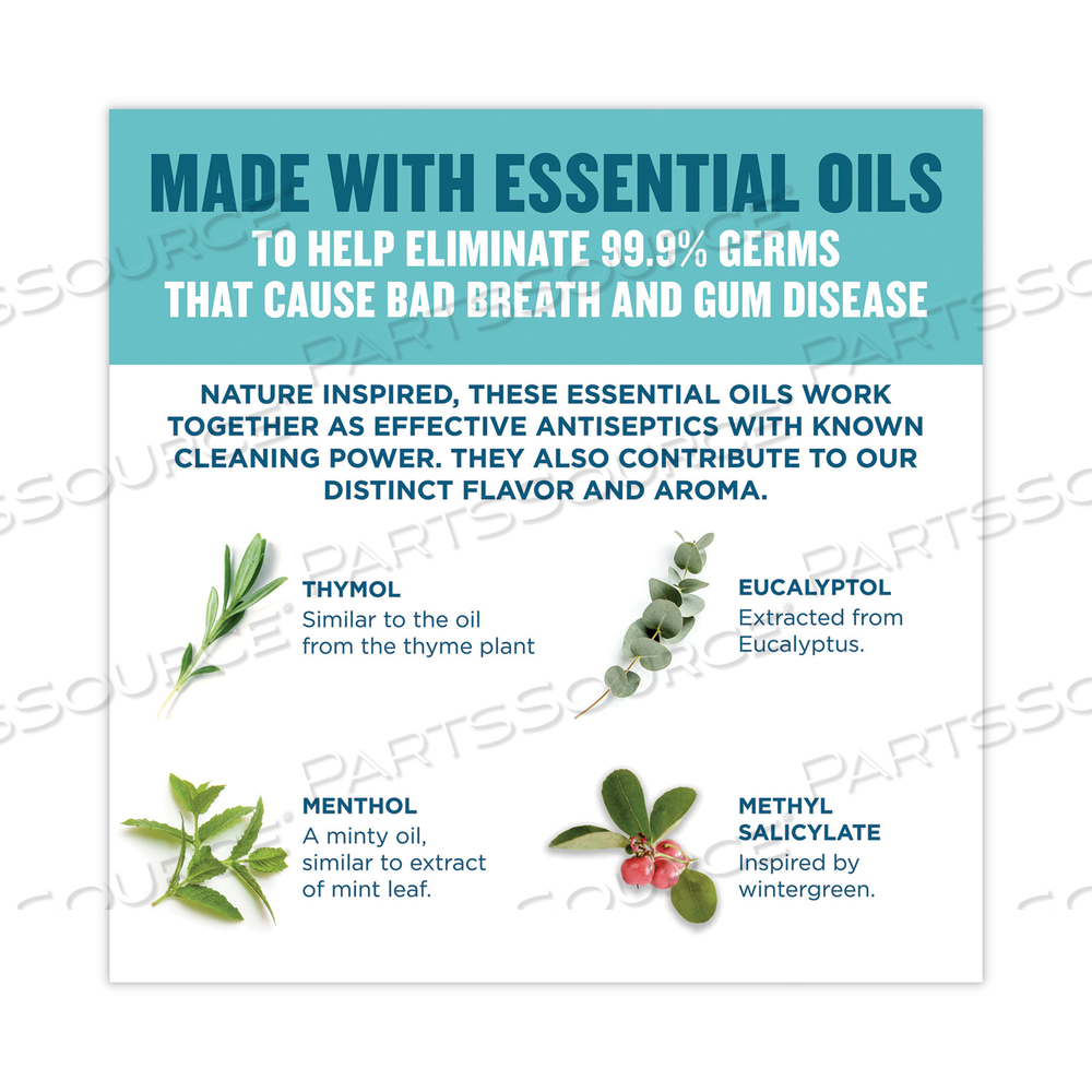 LISTERINE COOL MINT MOUTHWASH, 1 L BOTTLE by Johnson & Johnson Consumer