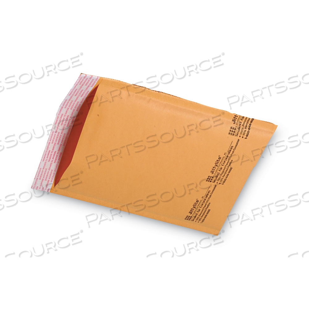 JIFFYLITE SELF-SEAL BUBBLE MAILER, #0, BARRIER BUBBLE AIR CELL CUSHION, SELF-ADHESIVE CLOSURE, 6 X 10, BROWN KRAFT by Sealed Air JIFFYLITE SELF-SEAL BUBBLE MAILER, #0, BARRIER BUBBLE AIR CELL CUSHION, SELF-ADHESIVE CLOSURE, 6 X 10, BROWN KRAFT by Sealed Air