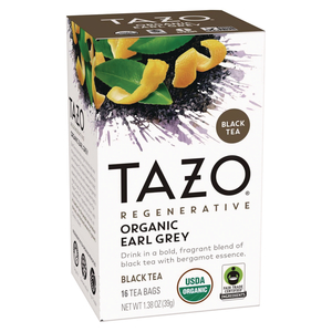 TEA BAGS, ORGANIC EARL GREY, 16/BOX, 6 BOXES/CARTON by Tazo