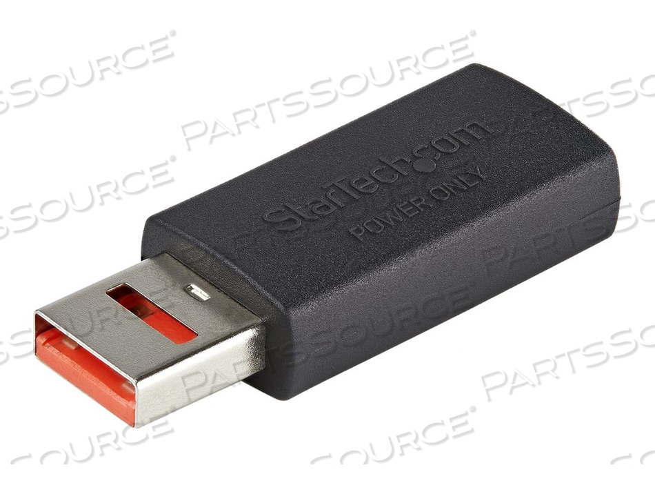 SECURE CHARGING USB DATA BLOCKER ADAPTER, MALE TO FEMALE USB-A CHARGE-ONLY ADAPTER, NO-DATA CHARGE/POWER-ONLY ADAPTER FOR PHONE/TABLET, DATA by StarTech.com Ltd. SECURE CHARGING USB DATA BLOCKER ADAPTER, MALE TO FEMALE USB-A CHARGE-ONLY ADAPTER, NO-DATA CHARGE/POWER-ONLY ADAPTER FOR PHONE/TABLET, DATA by StarTech.com Ltd.