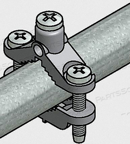TRACK MOUNTED END STOP STEEL by Cotterman