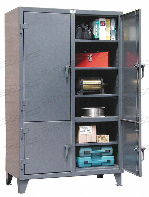 SHELVING CABINET 78 H 48 W DARK GRAY by Strong Hold SHELVING CABINET 78 H 48 W DARK GRAY by Strong Hold