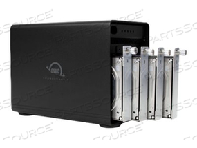 OWC THUNDERBAY 4, HARD DRIVE ARRAY, 4 BAYS (SATA-600), THUNDERBOLT 3 (EXTERNAL) by Other World Computing OWC THUNDERBAY 4, HARD DRIVE ARRAY, 4 BAYS (SATA-600), THUNDERBOLT 3 (EXTERNAL) by Other World Computing