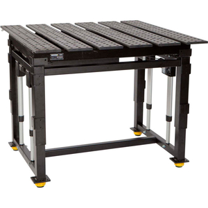 78"W X 46"D WELDING TABLE -3500LB CAPACITY - BLACK by Built International, Inc.