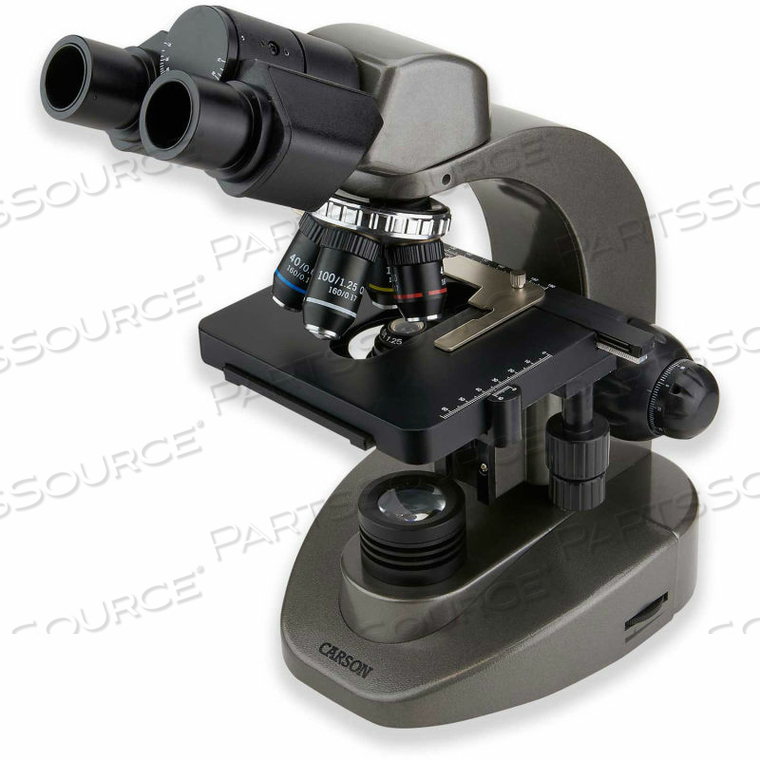 BINOCULAR BIOLOGICAL MICROSCOPE & UNIVERSAL ADAPTER FOR SMARTPHONES KIT 