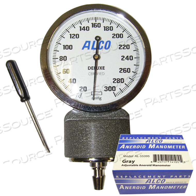 ADJUSTABLE MANOMETER, WITH SCREWDRIVER by Alco Sales & Service Co