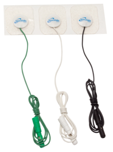 ECG ELECTRODES, PRE-WIRED, SILVER/SILVER CHLORIDE, TRULINK®, PRE-GELLED GEL TYPE, LATEX, NEONATAL AGE GROUP, 5 LEAD (V-LEAD) NUMBER OF LEADS by Spacelabs Healthcare