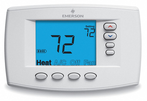 LOW V T-STAT STAGES HEAT 4 STAGES COOL 2 by Emerson Industrial LOW V T-STAT STAGES HEAT 4 STAGES COOL 2 by Emerson Industrial