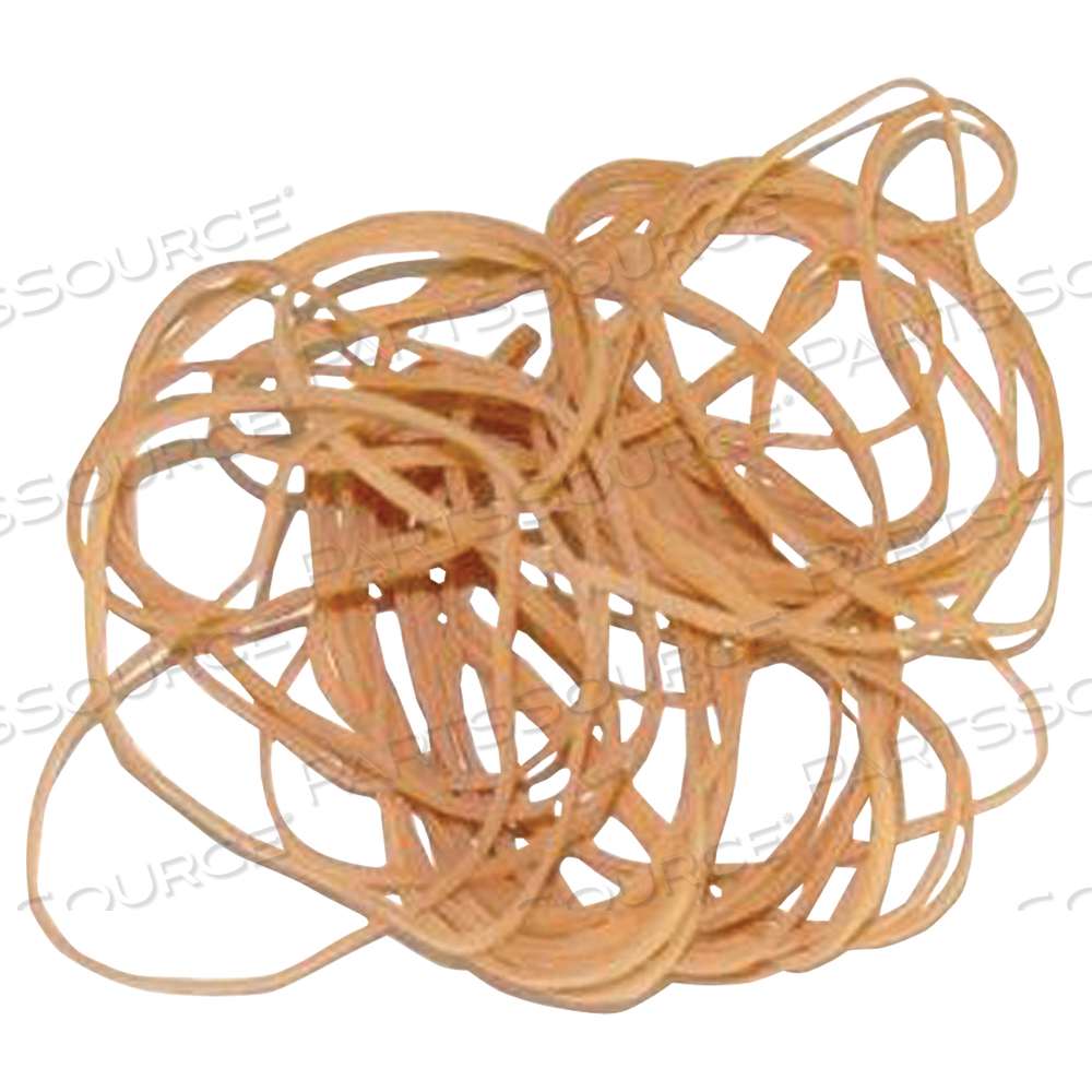 RUBBER BANDS, 1/16" X 3", BROWN, 10 LBS./CASE by BOX Partners (Box Acquisitions, LLC)