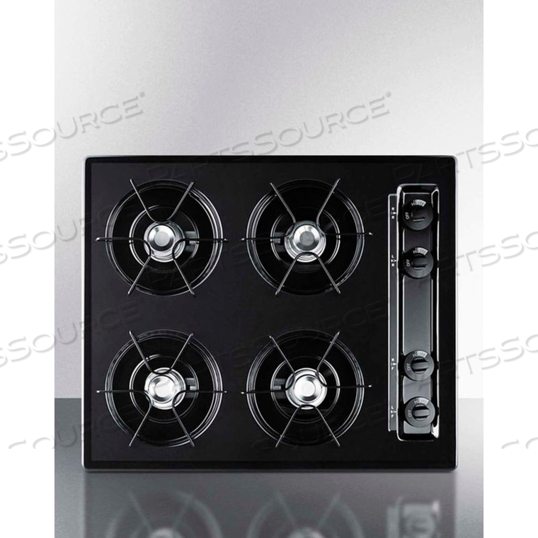 COOKTOP, ELECTRIC, 4 BURNERS, BATTERY START, BLACK, 20" X 24" X 3-3/4" by Summit Appliance (Div. of Felix Storch, Inc.) COOKTOP, ELECTRIC, 4 BURNERS, BATTERY START, BLACK, 20" X 24" X 3-3/4" by Summit Appliance (Div. of Felix Storch, Inc.)