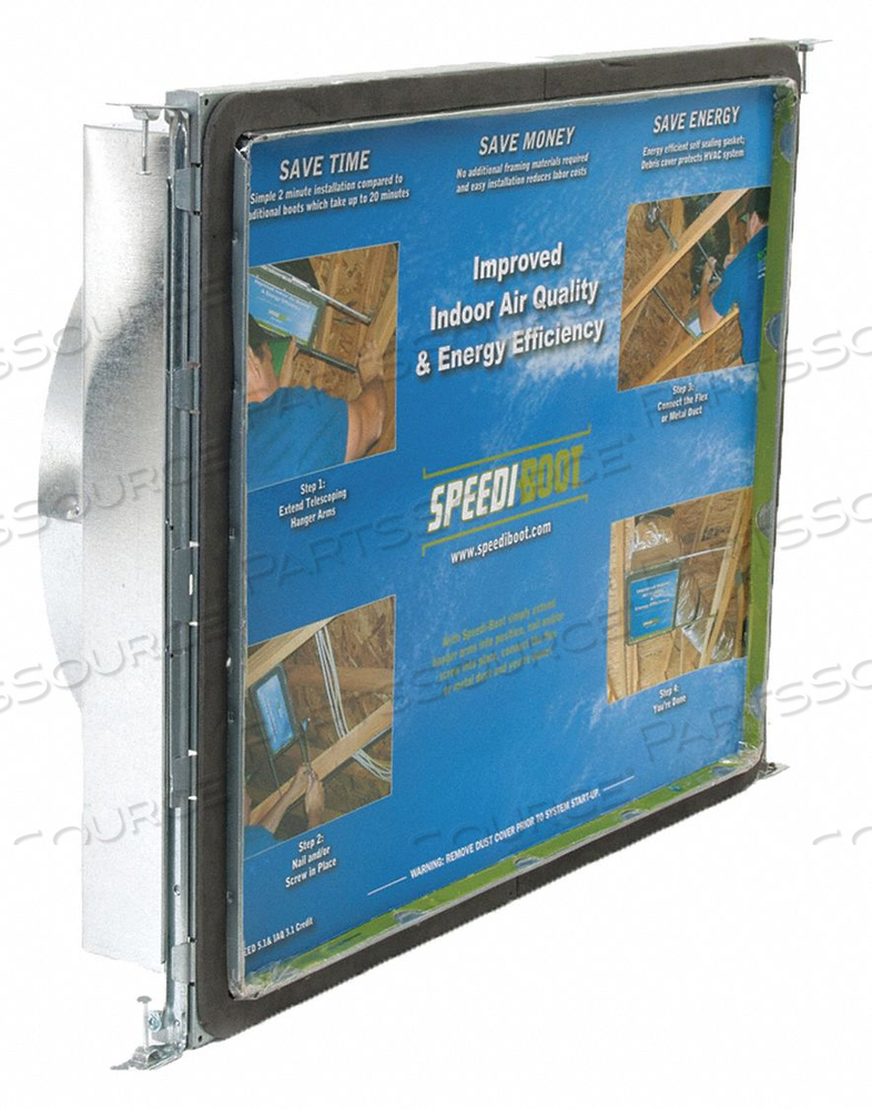 VENT BOOT HANGER SQ TO RND 12 X 12 DIA12 by Speedi-Boot VENT BOOT HANGER SQ TO RND 12 X 12 DIA12 by Speedi-Boot