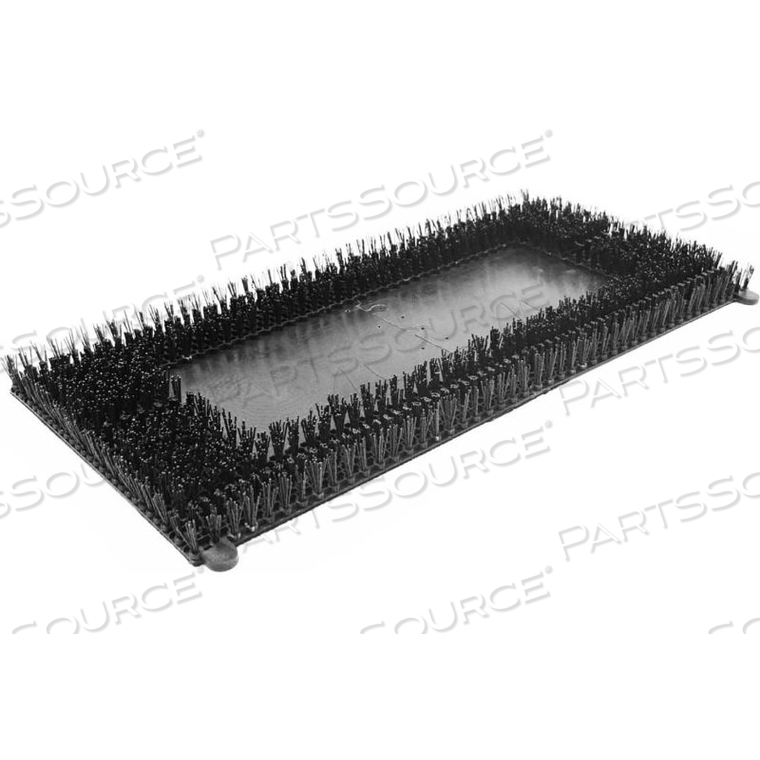 14" X 28" SONIC SCRUB MAL-GRIT STRIPPING BRUSH, BLACK by The Malish Corporation