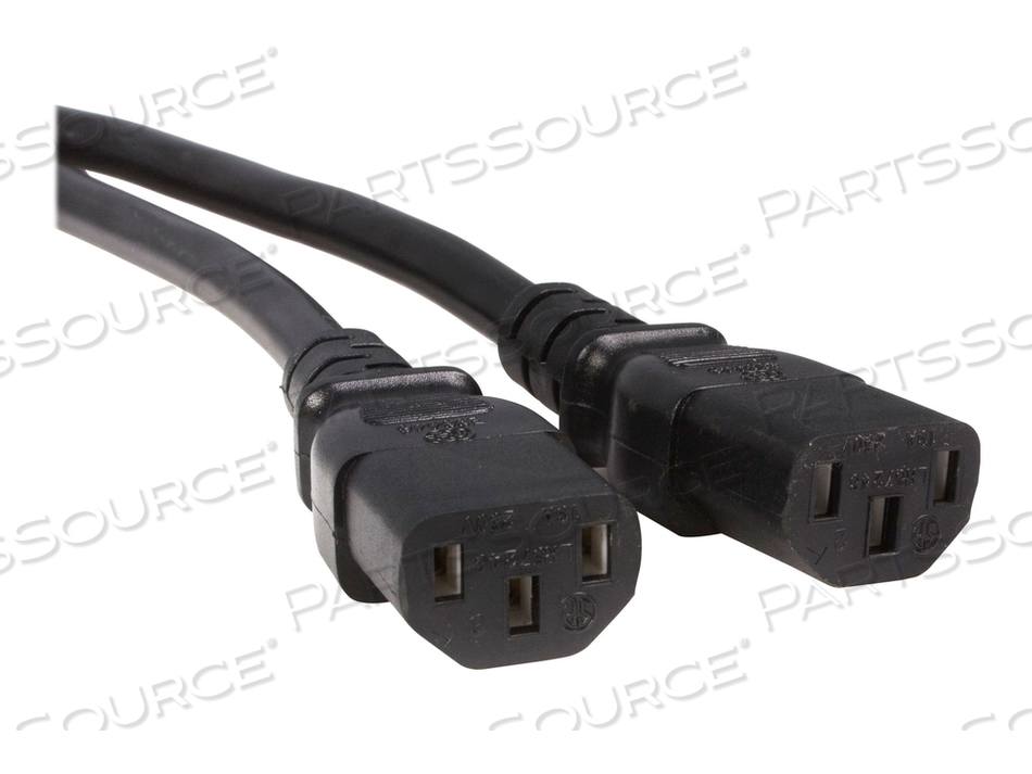AC POWER CORD 1M (3.3FT) 16AWG POWER SUPPLY EXTENSION CABLE IEC 60320 C14 TO IEC by StarTech.com Ltd.