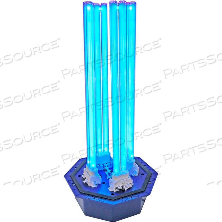 144 WATT UV AIR TREATMENT SYSTEM WITH AIRFLOW SENSOR AND 16" BULBS by Odorstop LLC