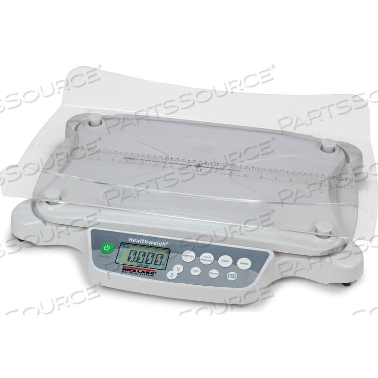 650-10-1 DIGITAL NEONATAL DUAL RANGE SCALE, 0-10 LB X 0.05 OZ / 10-33 LB X 0.1 OZ by Rice Lake Weighing Systems