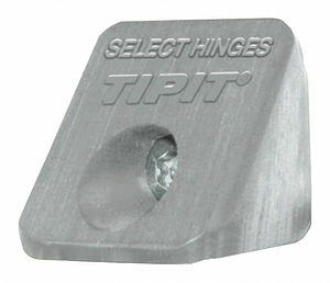 HINGE SCREW-ON SQUARE 1 H 1 W GRAY by Select Hinge