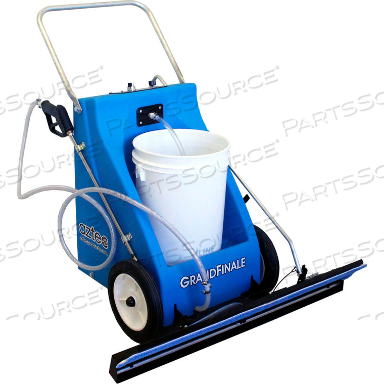 THE SPRAY GRAND SOLUTION APPLICATOR W/ SPRAY WAND UPGRADE, FOR CHEMICALS, FINISHES & WAXS 36" by Aztec Products