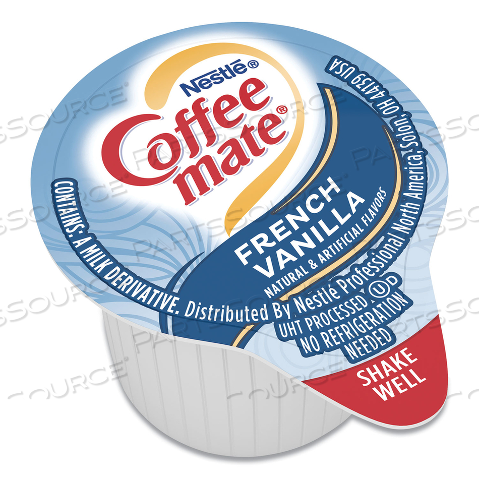 LIQUID COFFEE CREAMER, FRENCH VANILLA, 0.38 OZ MINI CUPS by Coffee-Mate
