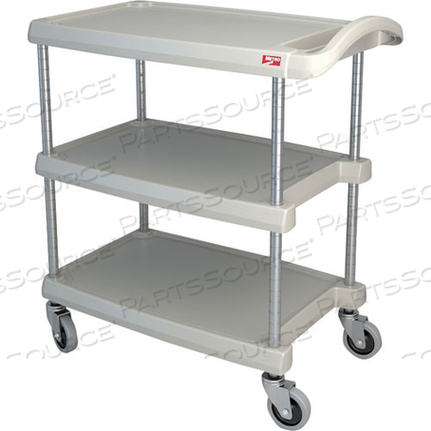 CART, UTILITY, 3 SHELF, GRAY by Intermetro Industries (Emerson)