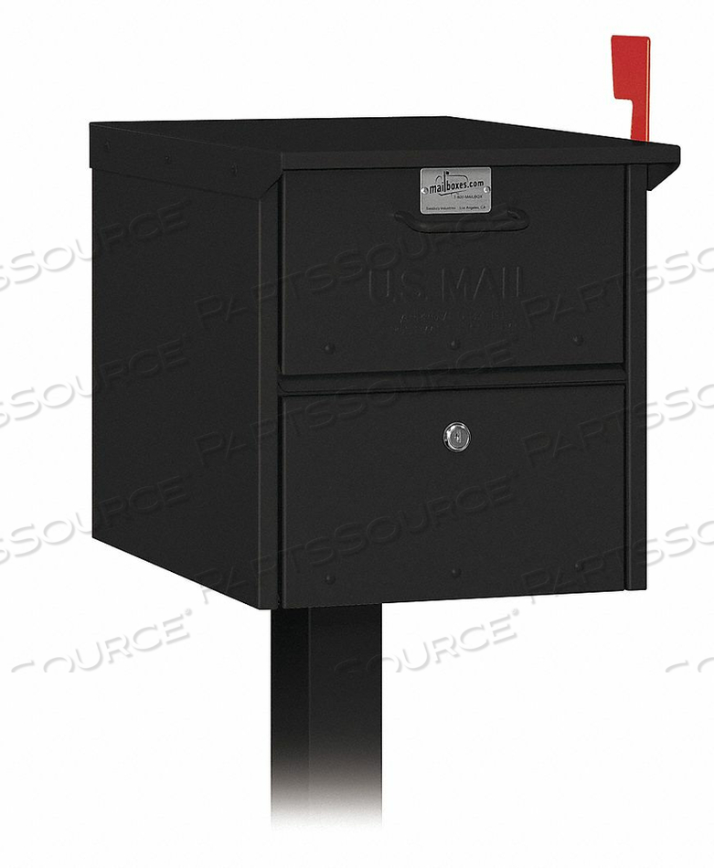 ROADSIDE MAILBOX BLACK by Salsbury Industries