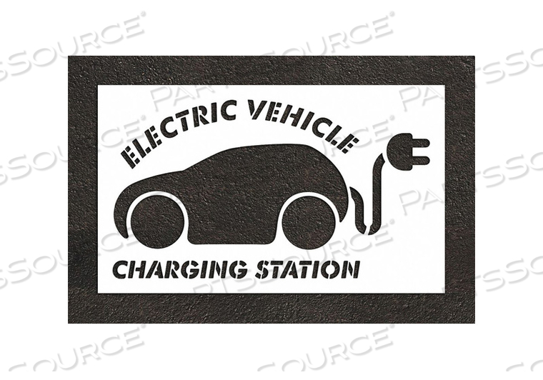 PAVEMENT STENCIL 56 H 89 W 0.125 THICK by RAE Products & Chemicals Corp.