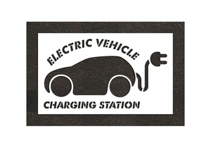 PAVEMENT STENCIL 56 H 89 W 0.125 THICK by RAE Products & Chemicals Corp.